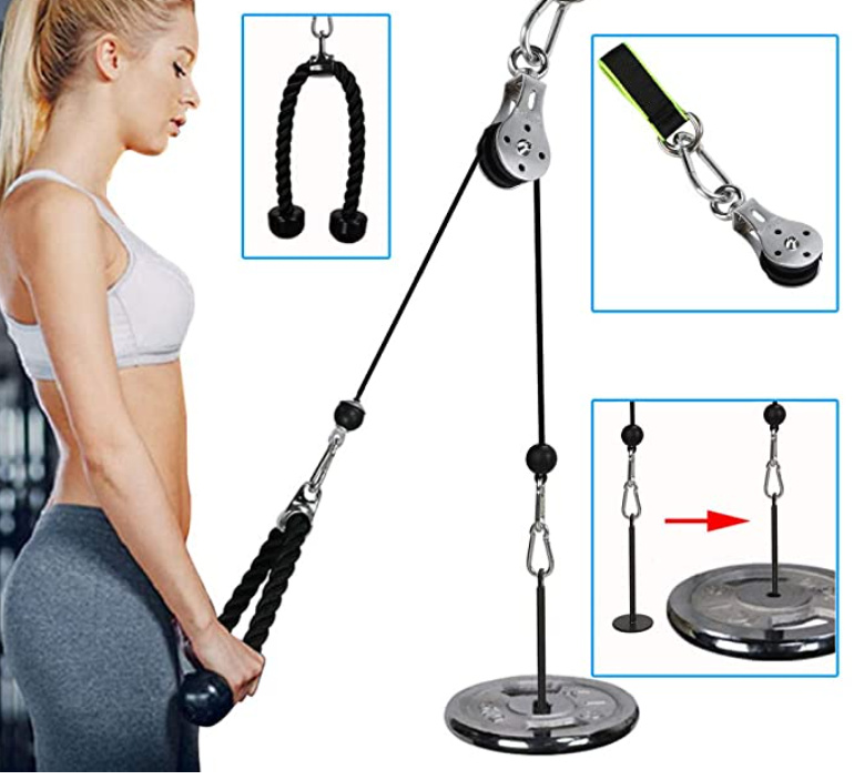 Portable cable gym 2025 set