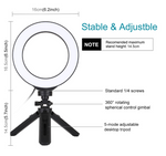 Ring 6.2Inch Dimmable Selfie Lamp with Tripod