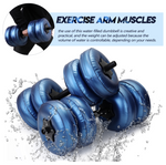 20kg Aqua Dumbbell Set